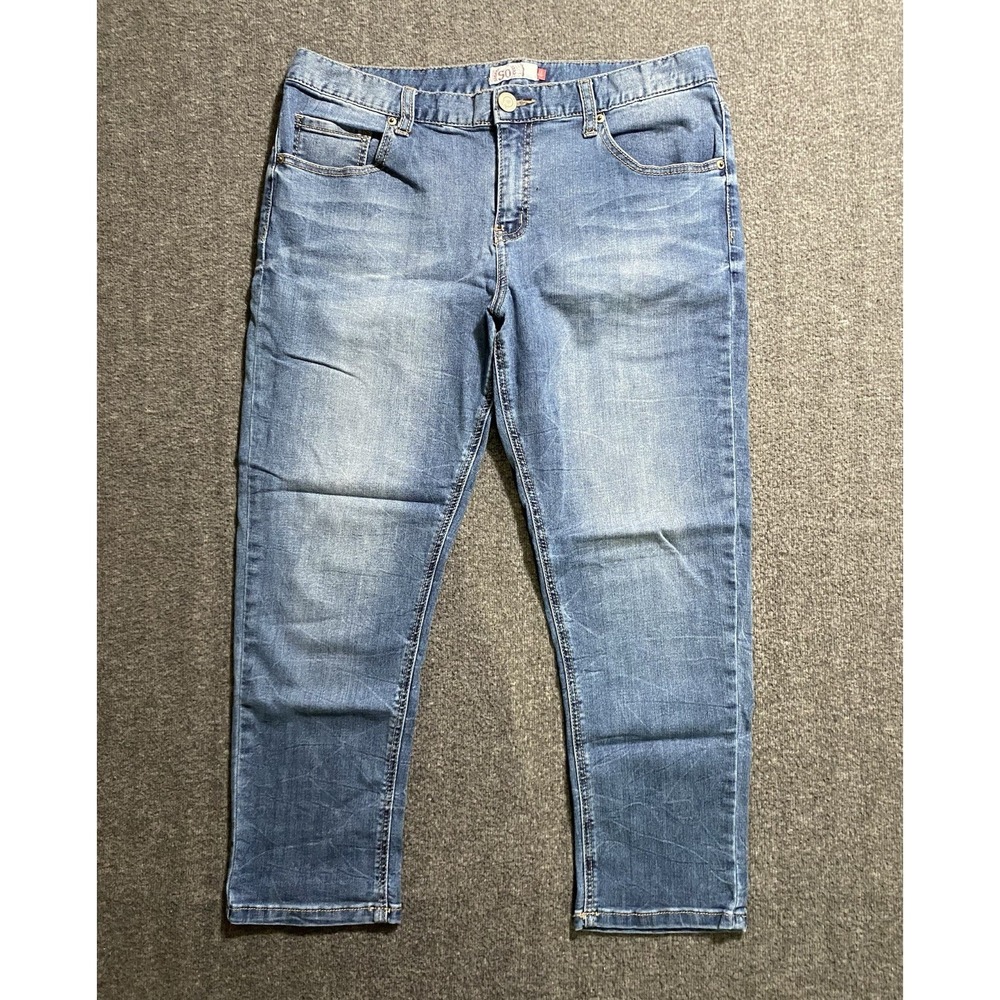 SO women's casual denim blue jeans size 13 SEE PICTURES